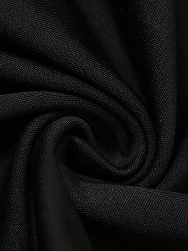 Solid Ruched Long Sleeve Maxi Dress-7